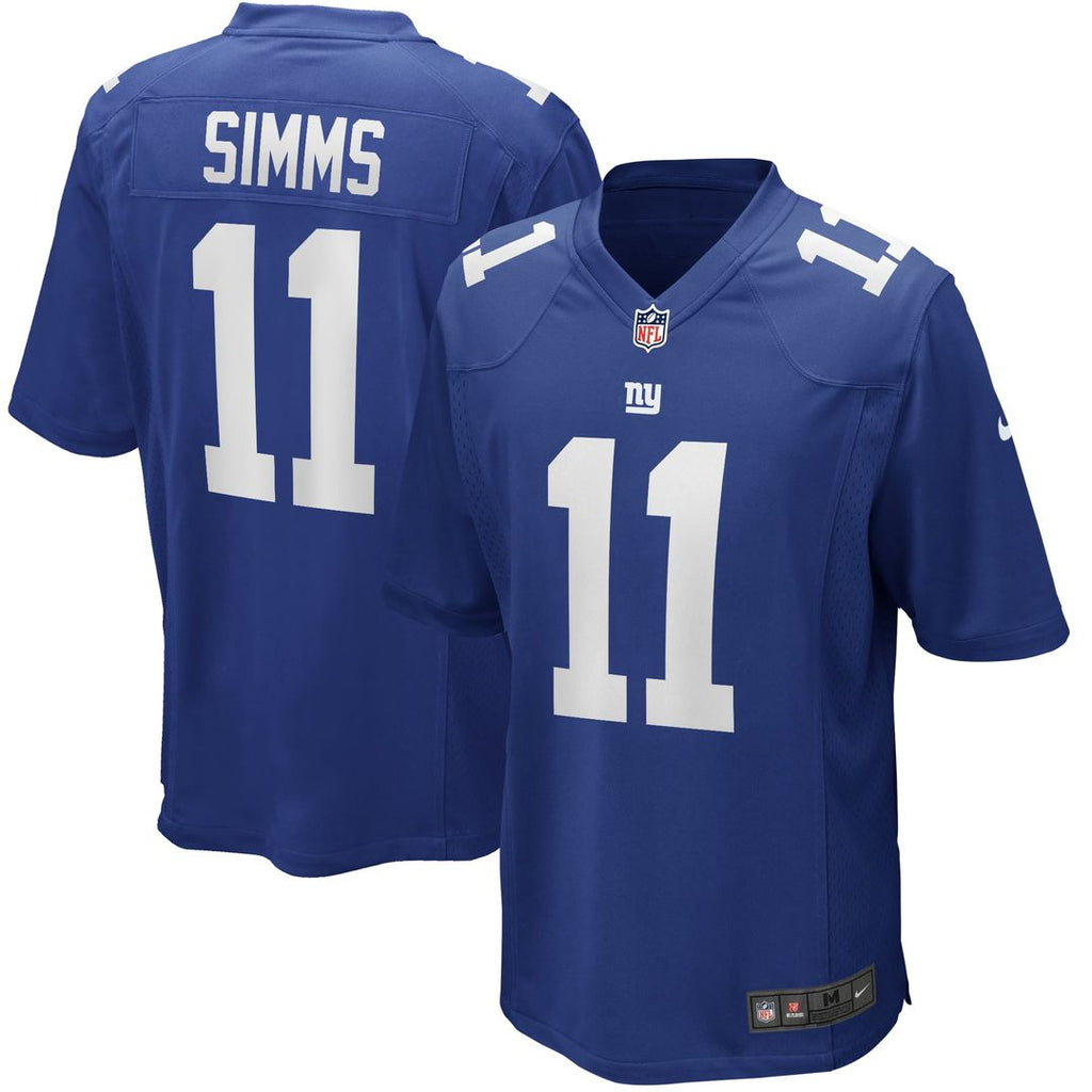 New York Giants Phil Simms Nike Royal Retired Player Game Jersey