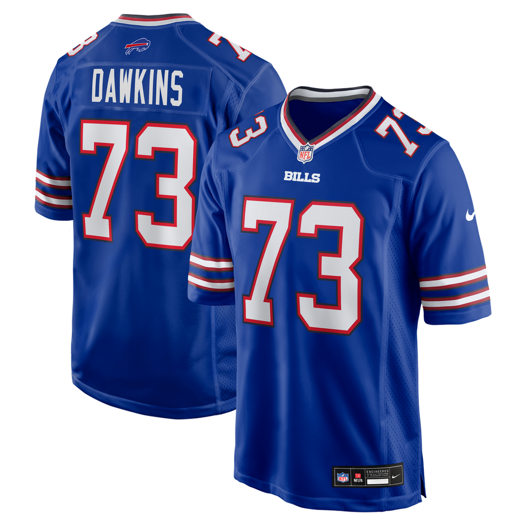 Buffalo Bills Dion Dawkins Nike Royal Game Jersey