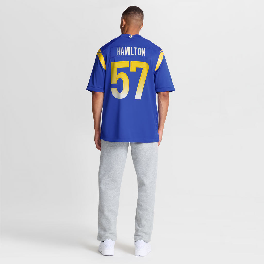 Los Angeles Rams Ty Hamilton Nike Royal Game Jersey