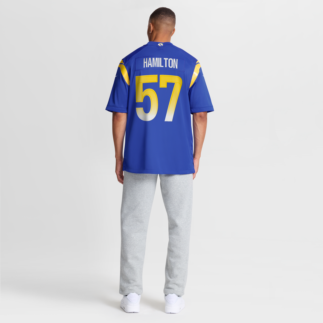 Los Angeles Rams Ty Hamilton Nike Royal Game Jersey