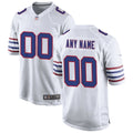 Buffalo Bills Nike White Alternate Custom Jersey