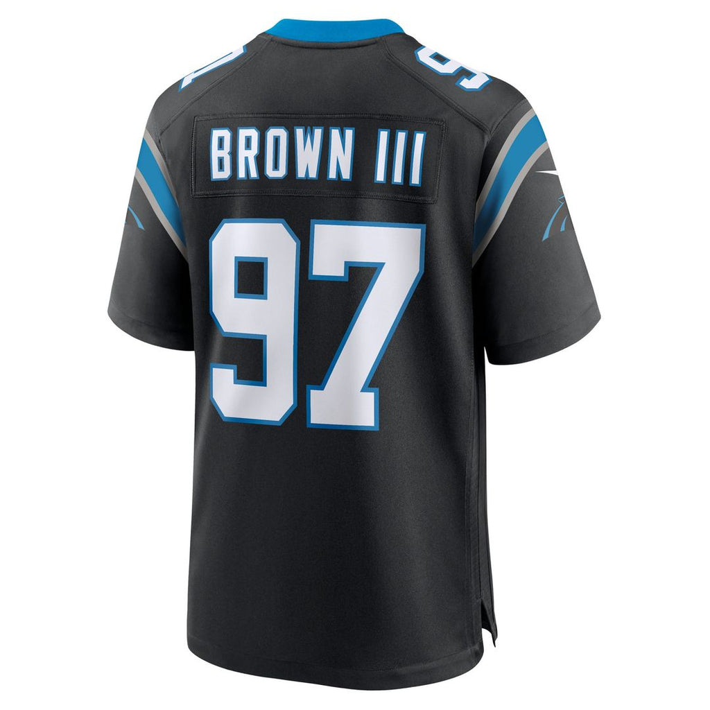 Carolina Panthers Bobby Brown III Nike Black Game Jersey