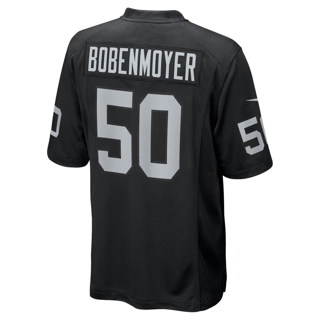 Las Vegas Raiders Jacob Bobenmoyer Nike Black Game Jersey
