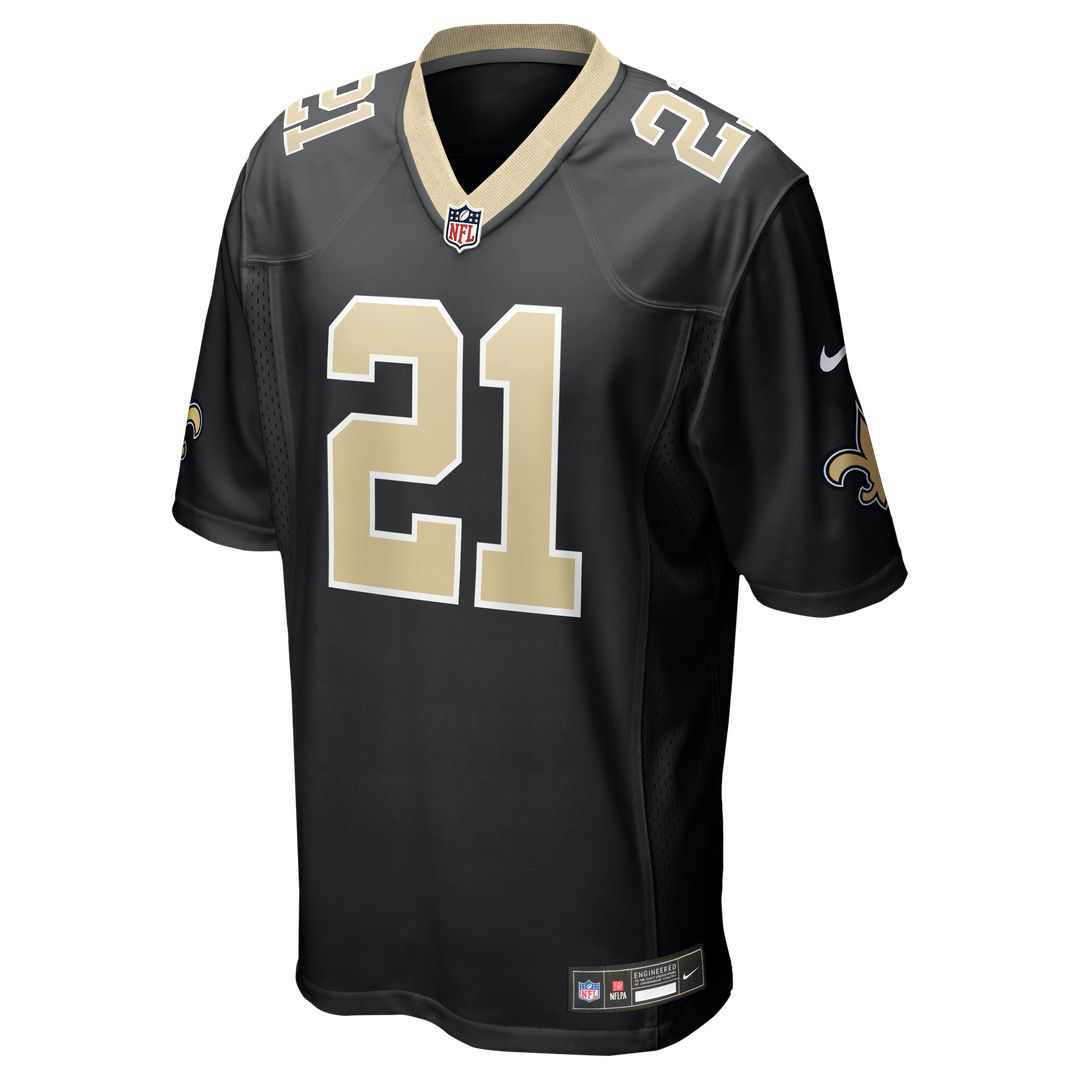 New Orleans Saints Justin Reid Nike Black Game Jersey