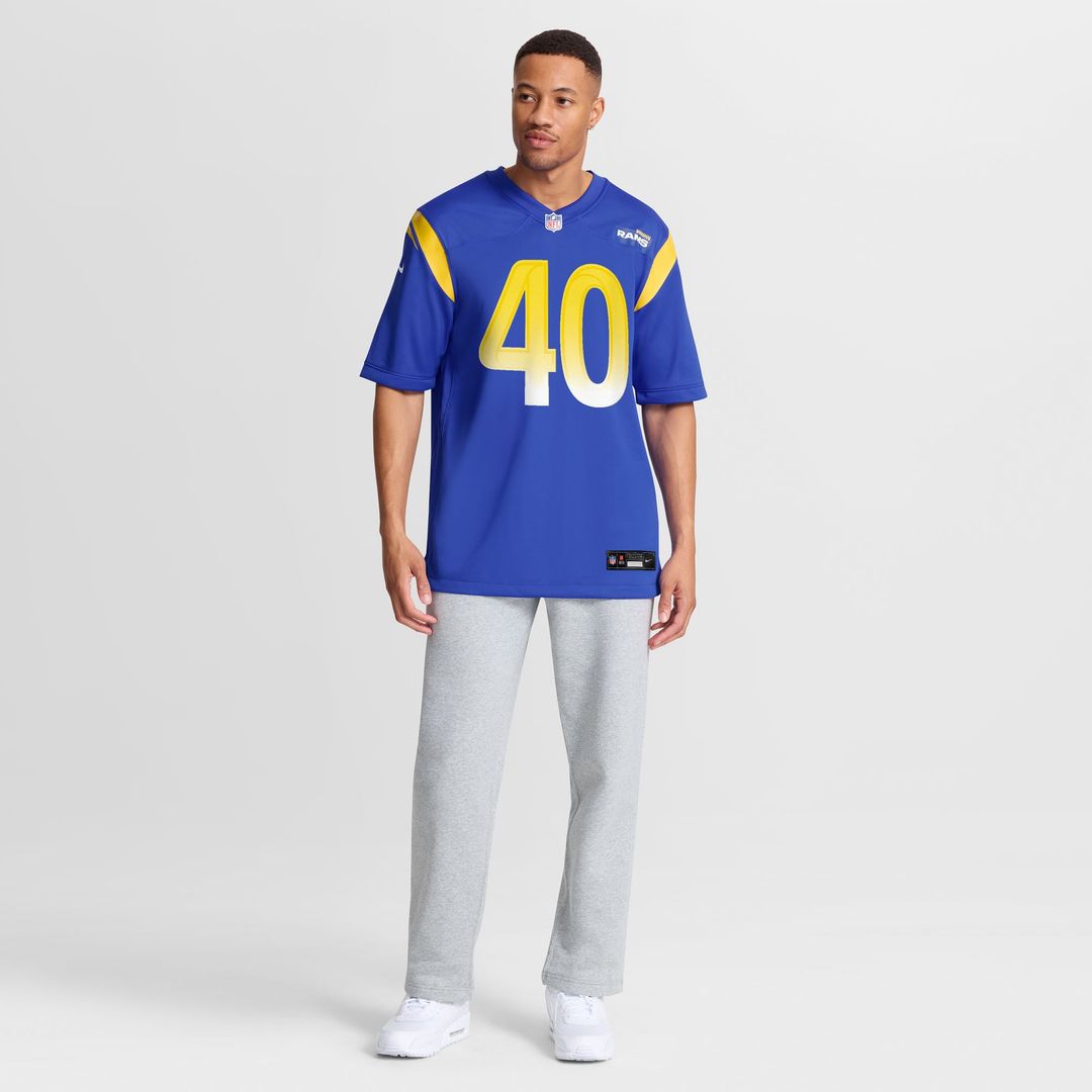 Los Angeles Rams Jesse Luketa Nike Royal Game Jersey