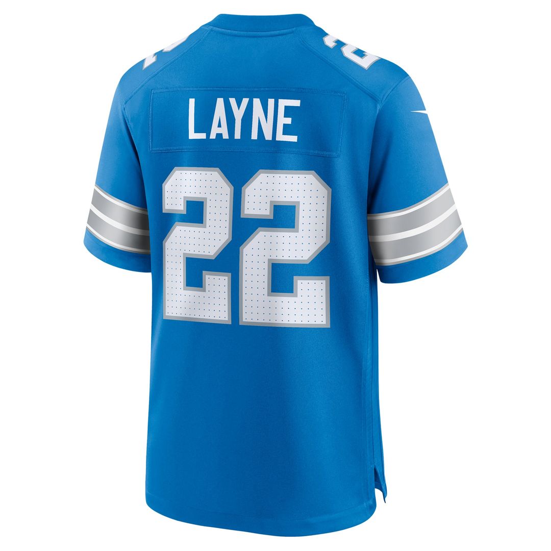 Detroit Lions Bobby Layne Nike Blue Retired Game Jersey