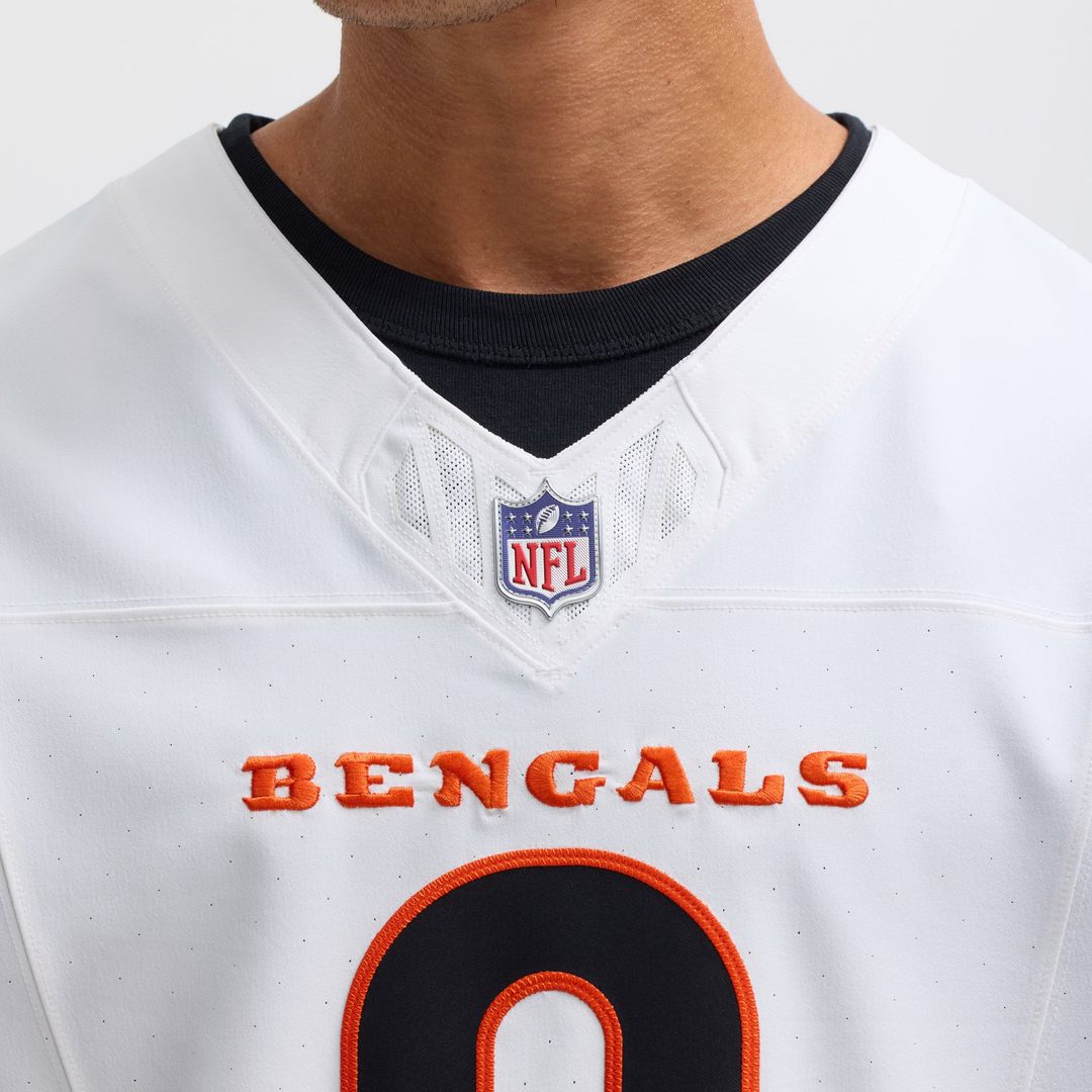 Cincinnati Bengals Joe Burrow Nike White Vapor FUSE Elite Jersey