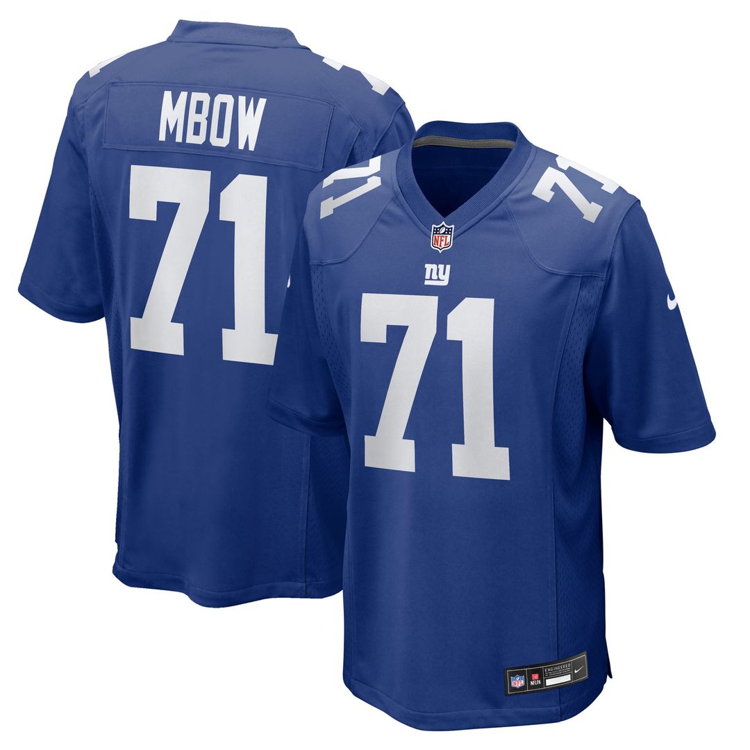 New York Giants Marcus Mbow Nike Royal Game Jersey