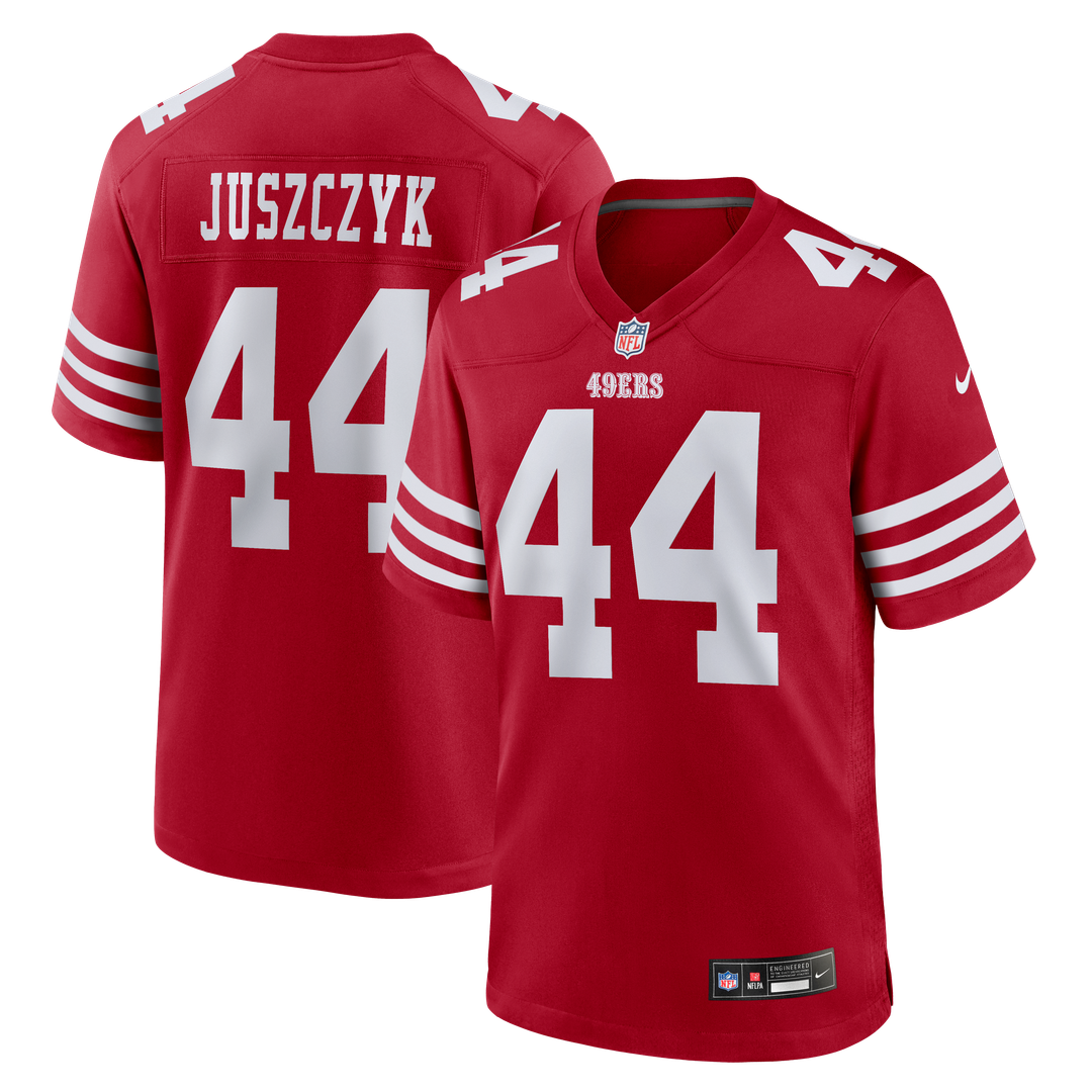 San Francisco 49ers Kyle Juszczyk Nike Scarlet Game Jersey