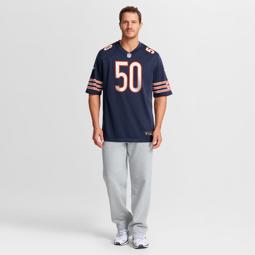 Chicago Bears Grady Jarrett Nike Navy Game Jersey