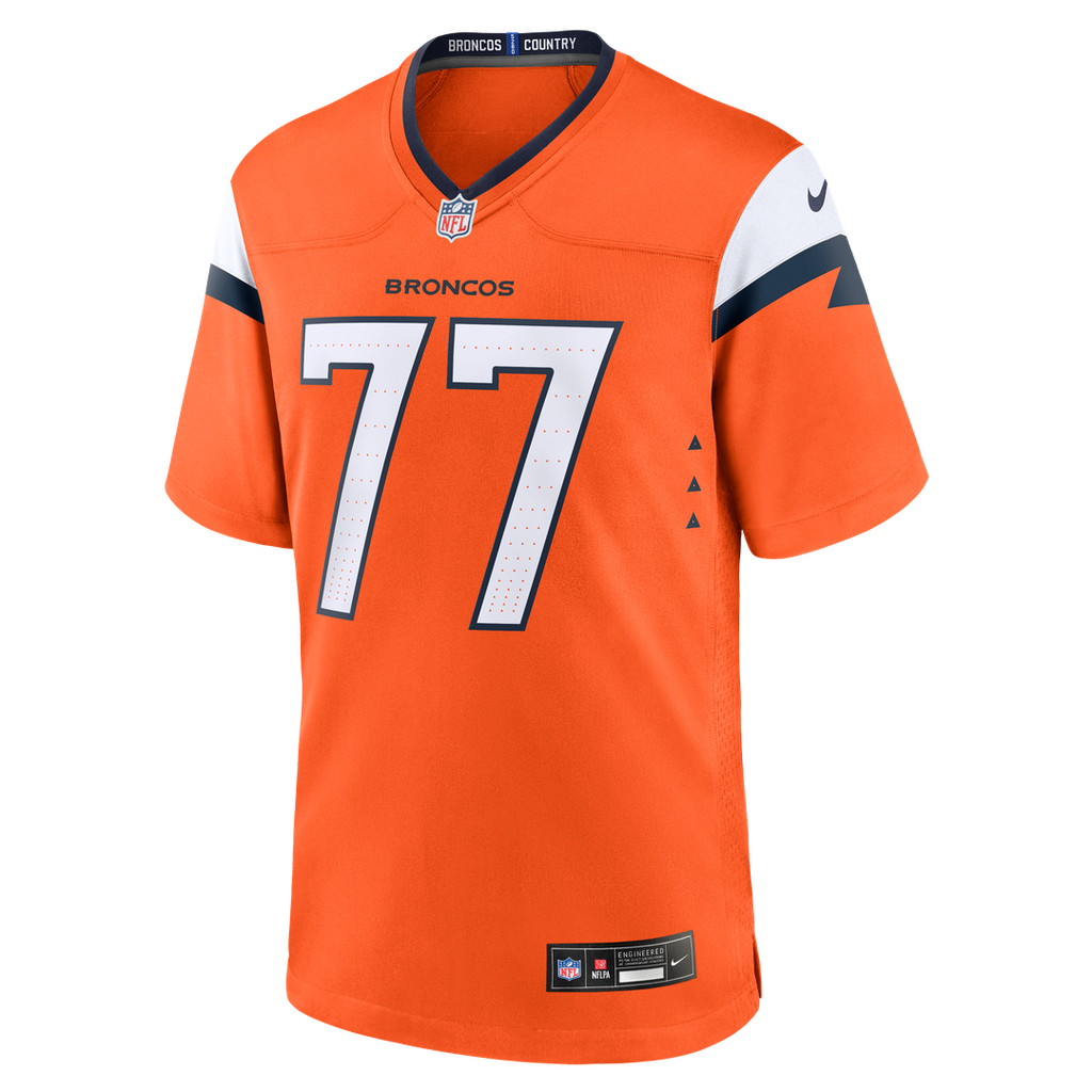Denver Broncos Quinn Meinerz Nike Orange Game Jersey
