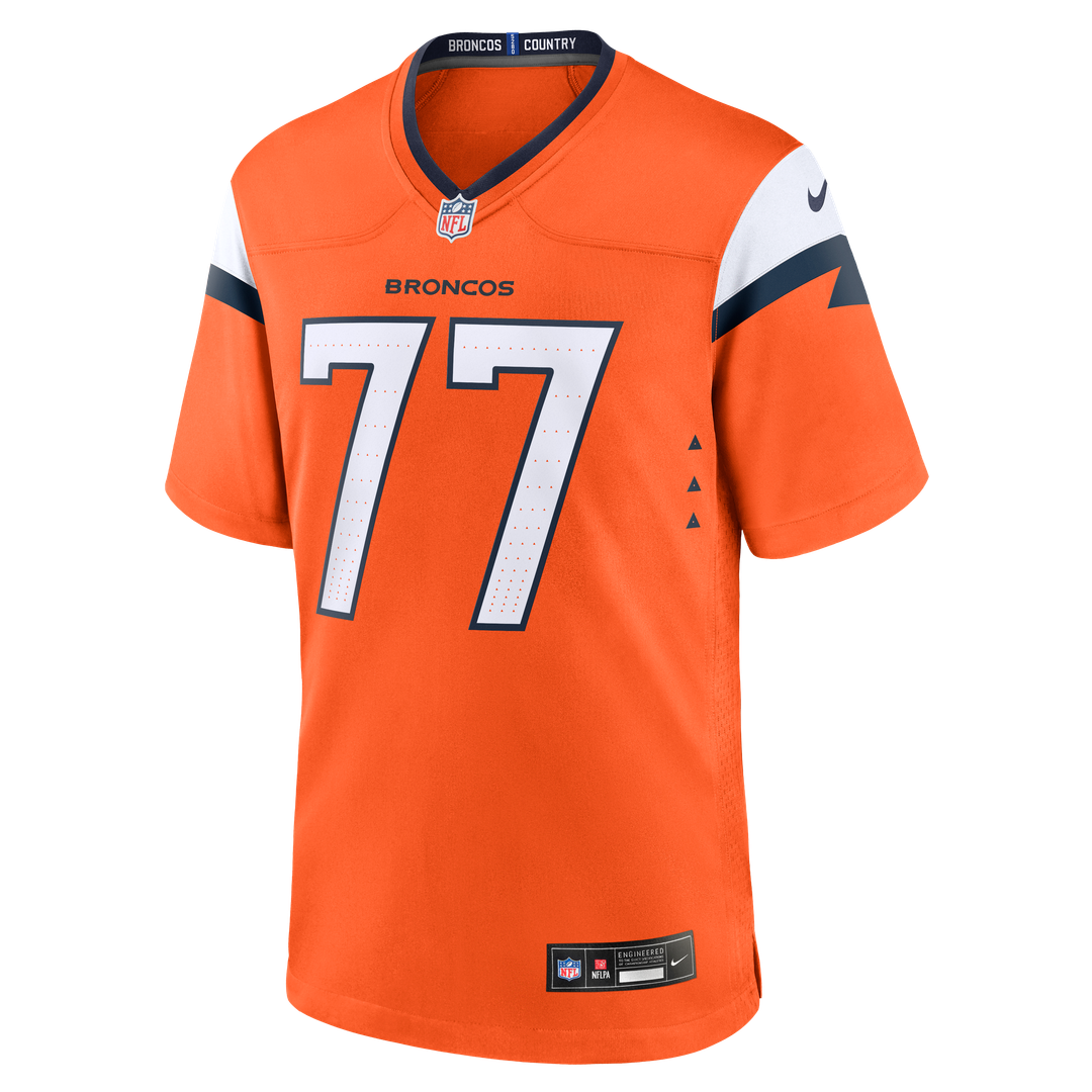 Denver Broncos Quinn Meinerz Nike Orange Game Jersey