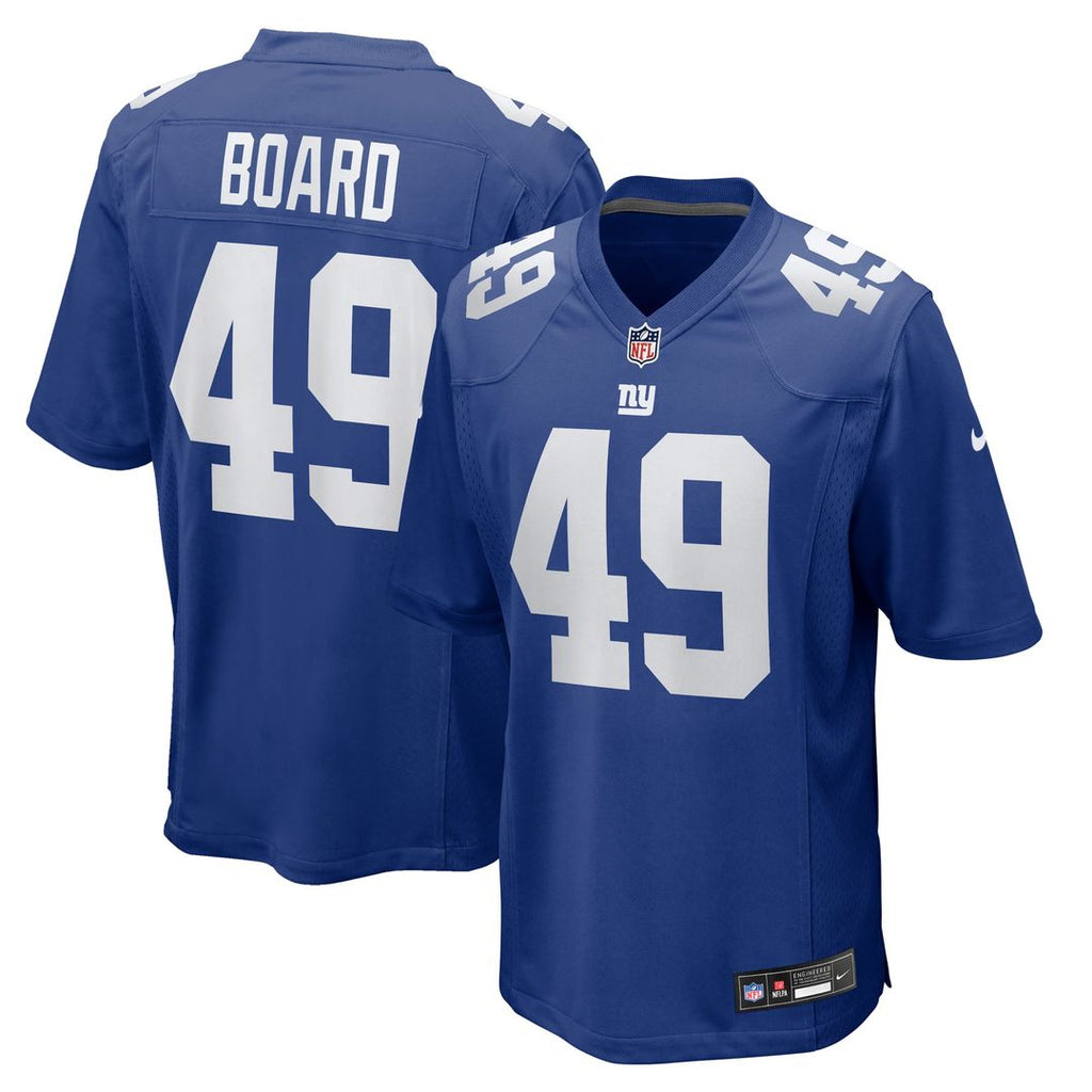 New York Giants Chris Board Nike Royal Game Jersey