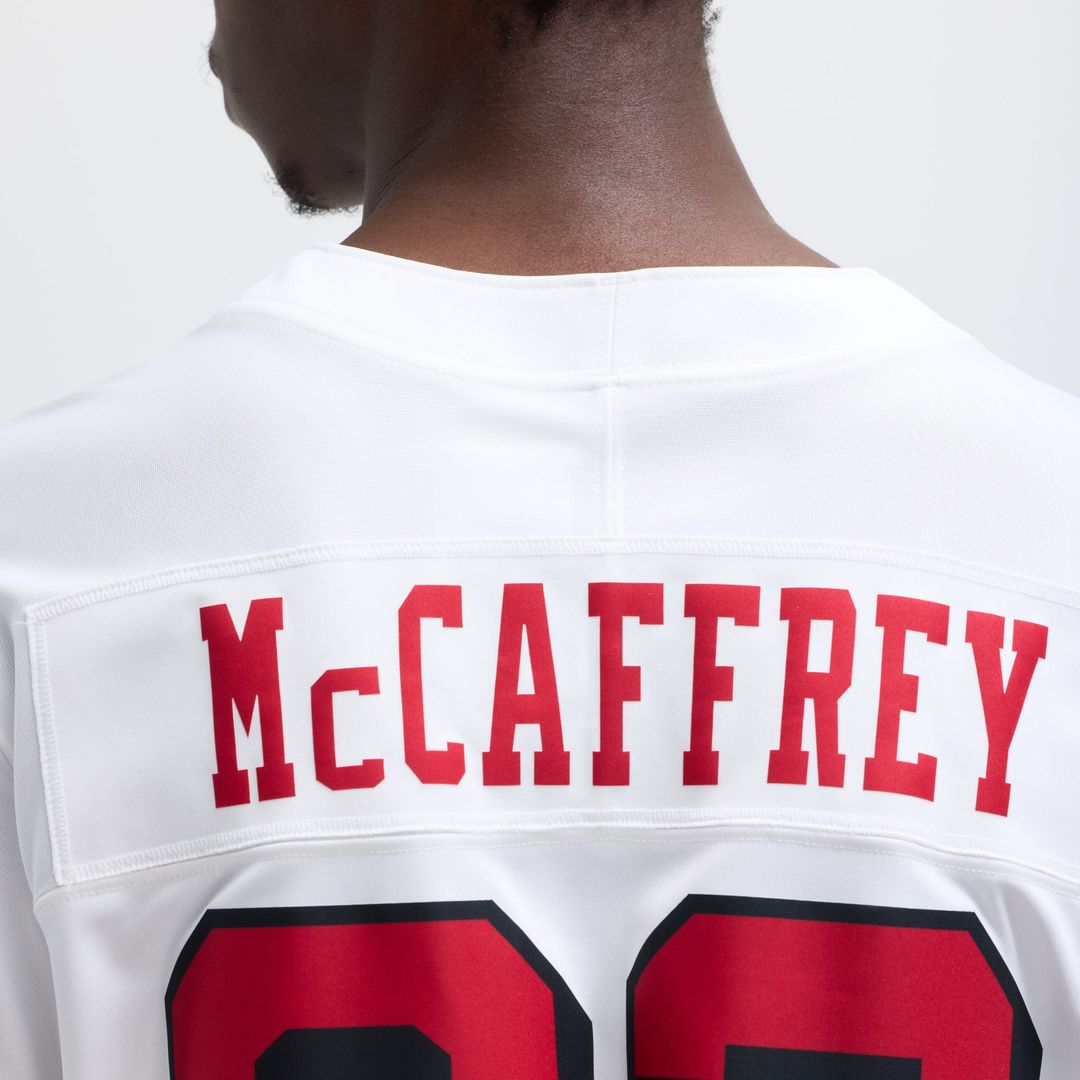 San Francisco 49ers Christian McCaffrey Nike Scarlet Vapor FUSE Limited Jersey