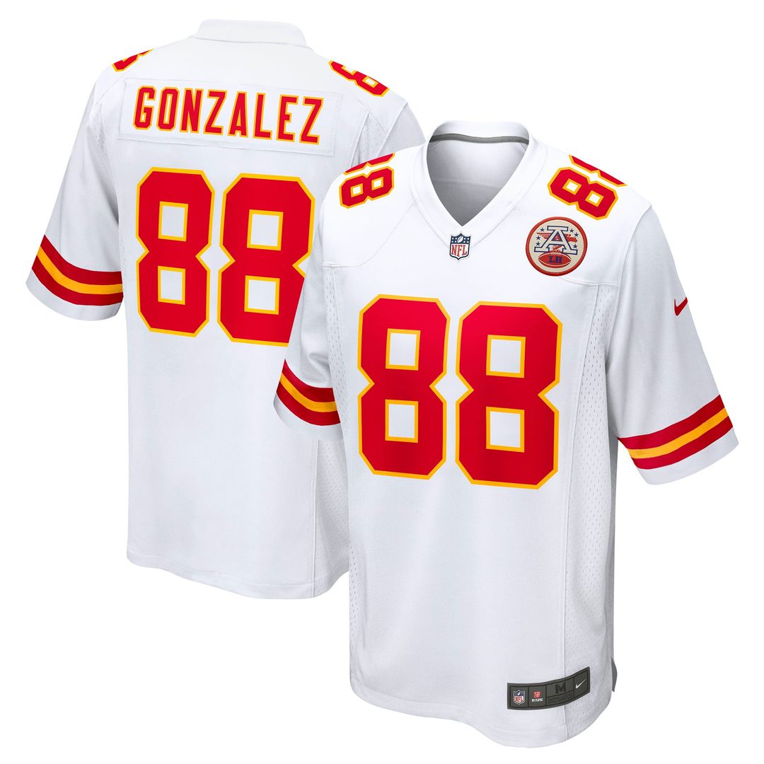 Kansas City Chiefs Tony Gonzalez Nike White Retired Game Jersey