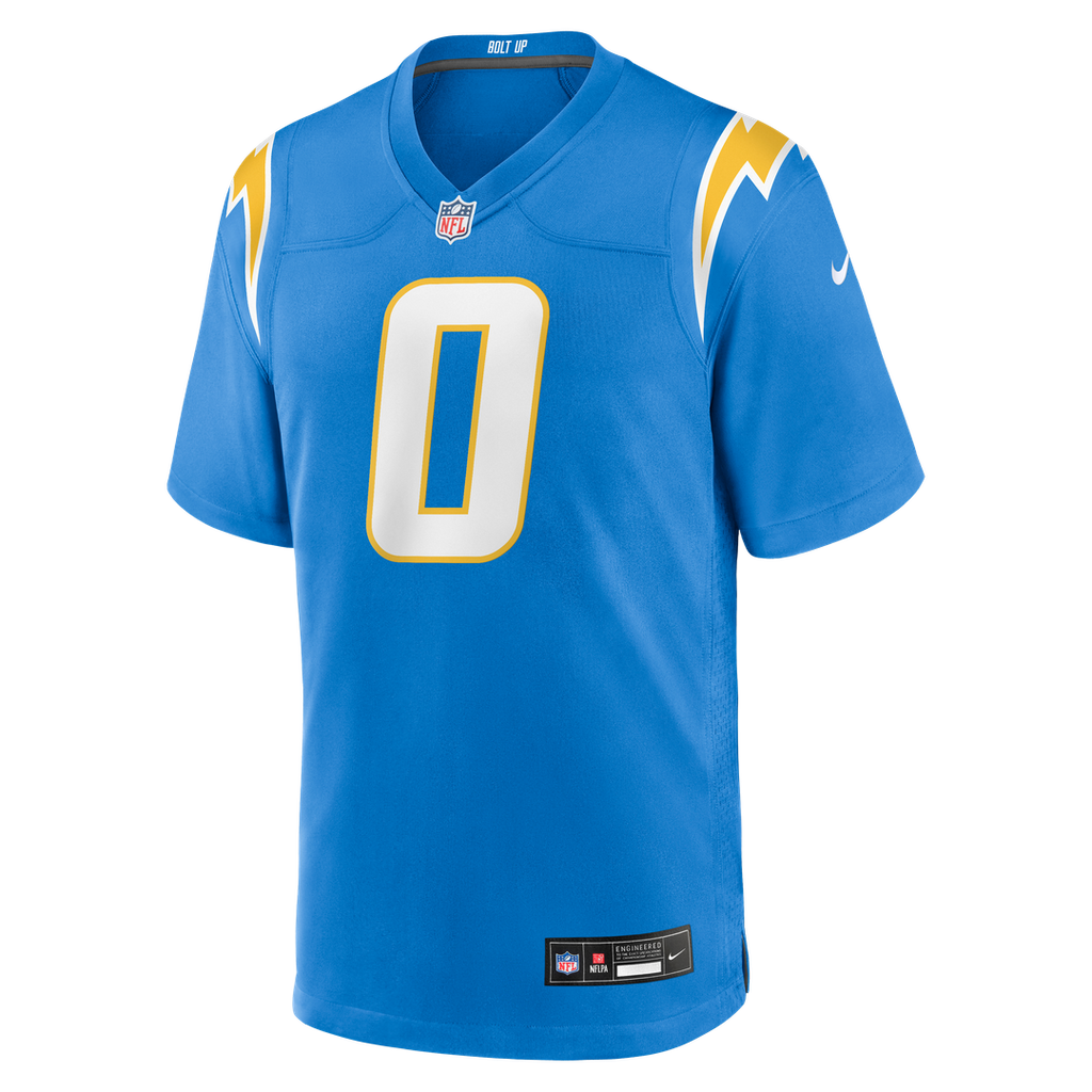 Los Angeles Chargers Daiyan Henley Nike Powder Blue Game Jersey