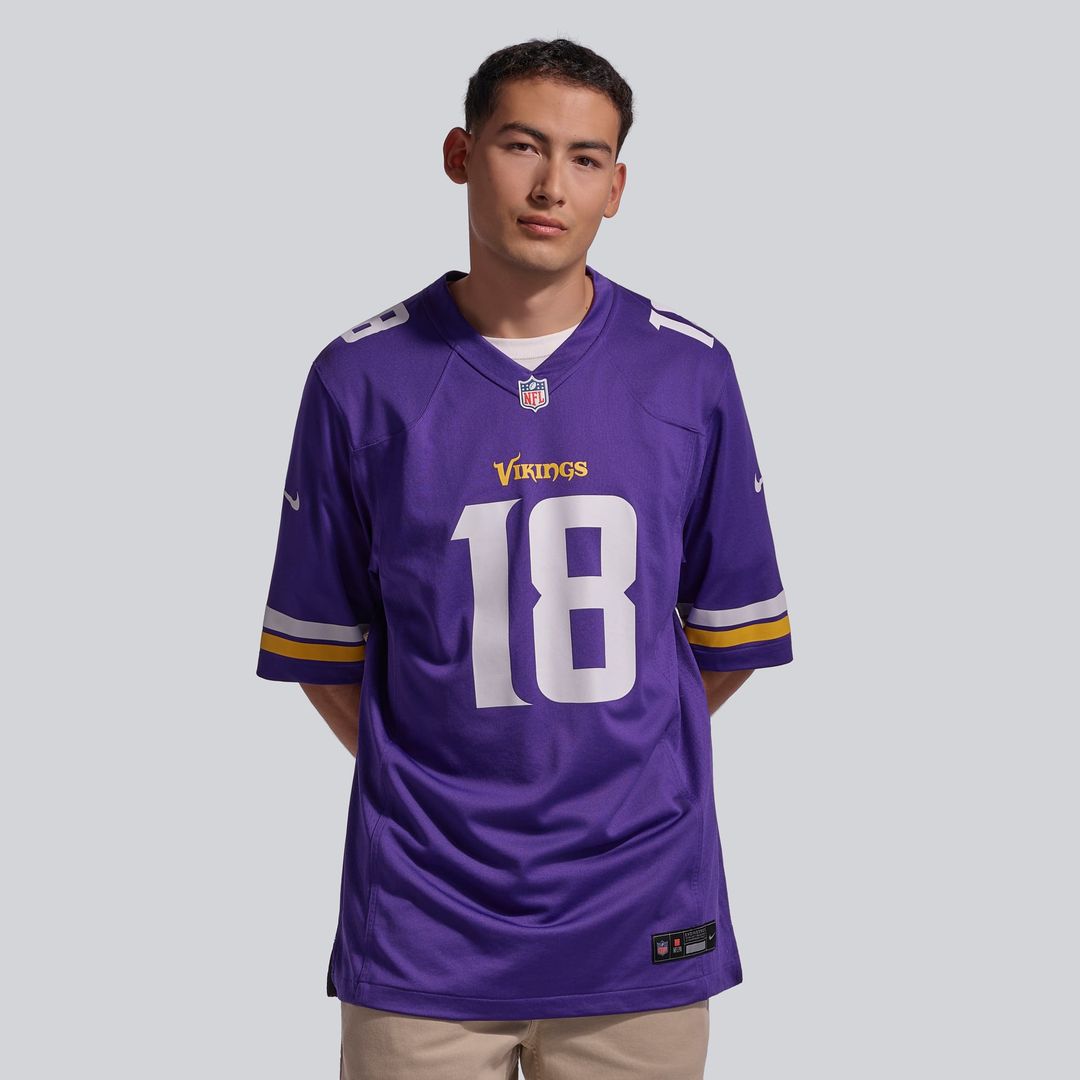 Minnesota Vikings Justin Jefferson Nike Purple Game Jersey