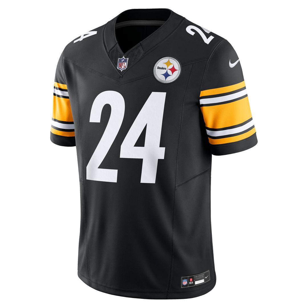 Pittsburgh Steelers Joey Porter Jr. Nike Gold Alternate 1933 Throwback Vapor FUSE Limited Jersey