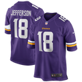 Minnesota Vikings Justin Jefferson Nike Purple Game Jersey