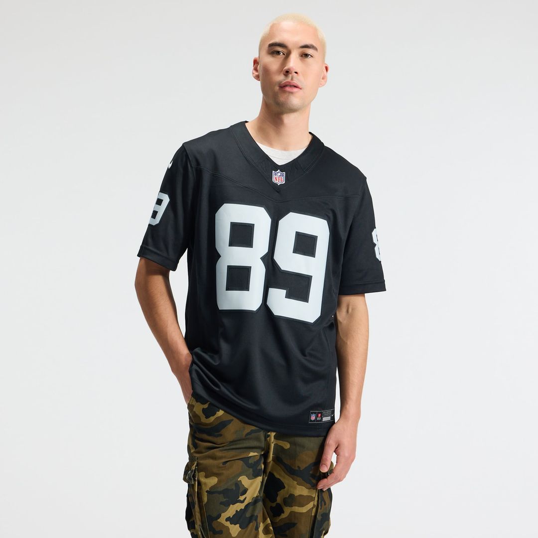 Las Vegas Raiders Brock Bowers Nike White Vapor FUSE Stitched Limited Jersey