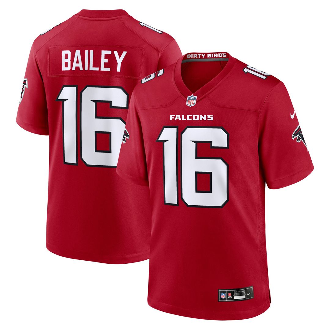 Atlanta Falcons Jake Bailey Nike Red Game Jersey