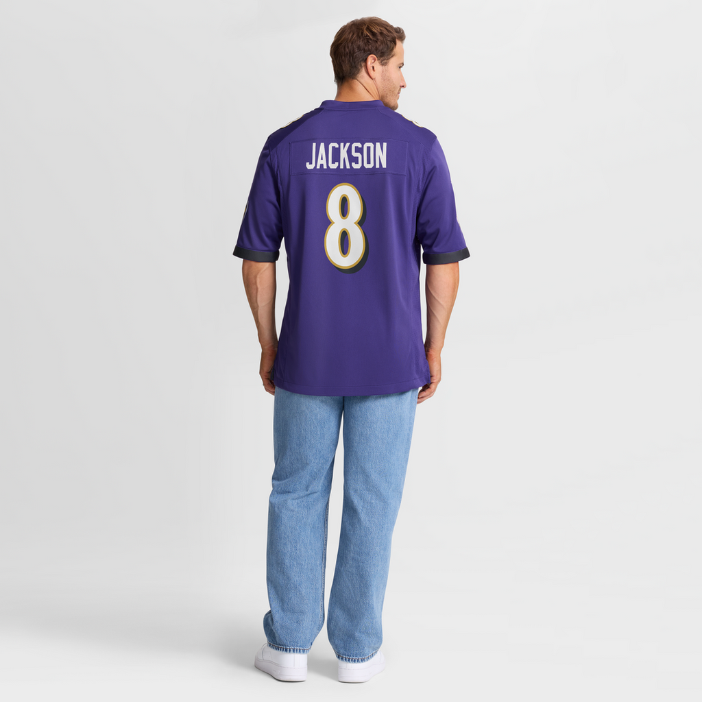 Baltimore Ravens Lamar Jackson Nike Purple Game Jersey