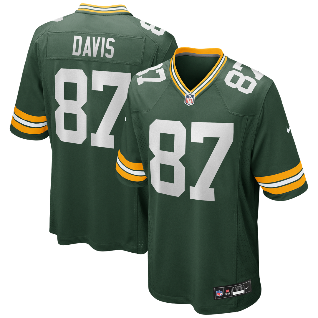 Green Bay Packers Willie Davis Nike Green Retired Player Game Jersey