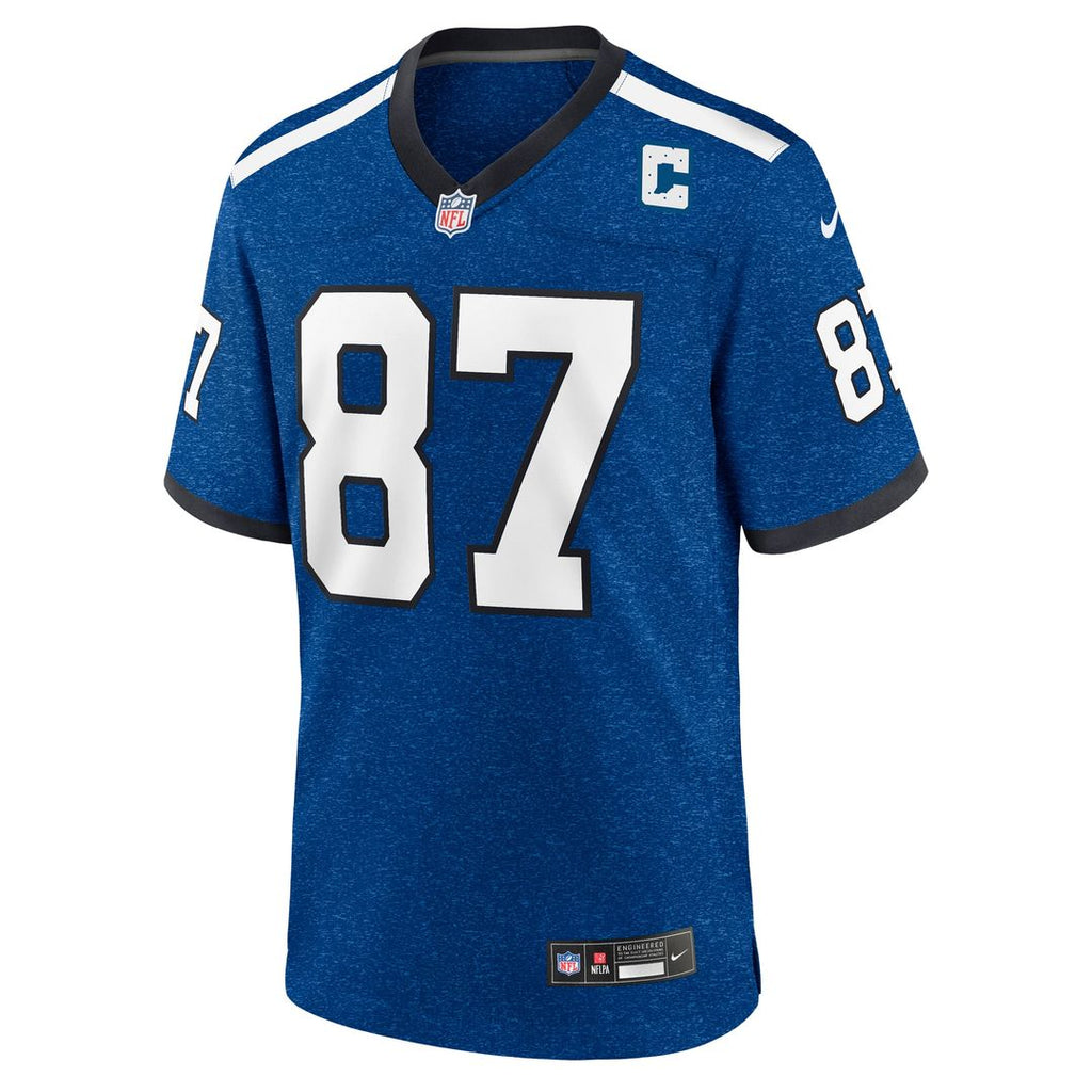 Indianapolis Colts Reggie Wayne Nike Royal Retired Game Jersey