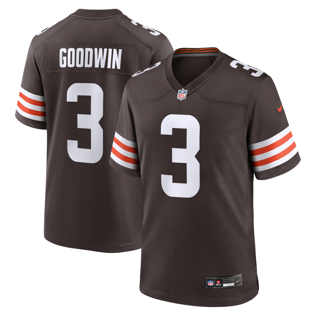 Cleveland Browns Marquise Goodwin Nike Brown Game Jersey