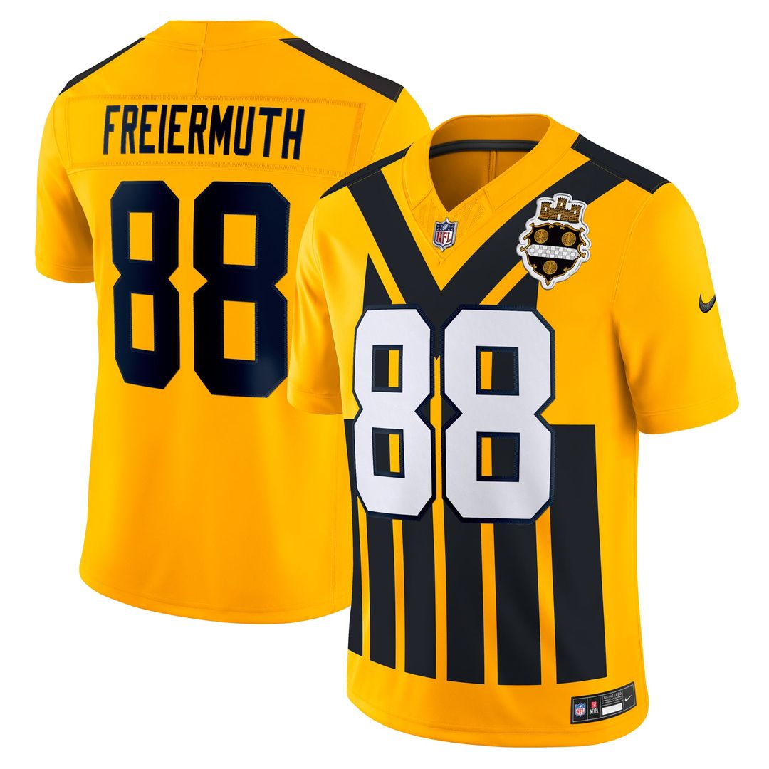 Pittsburgh Steelers Pat Freiermuth Nike Gold Alternate Vapor FUSE Limited Jersey