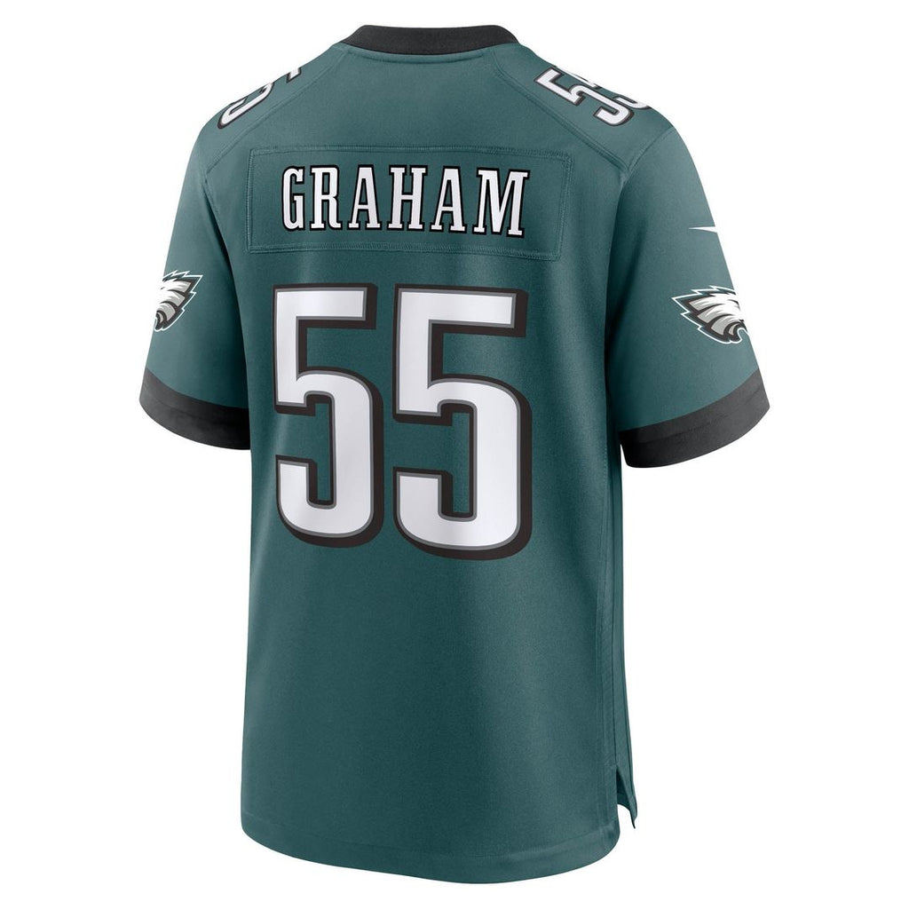 Philadelphia Eagles Brandon Graham Nike Midnight Green Game Jersey