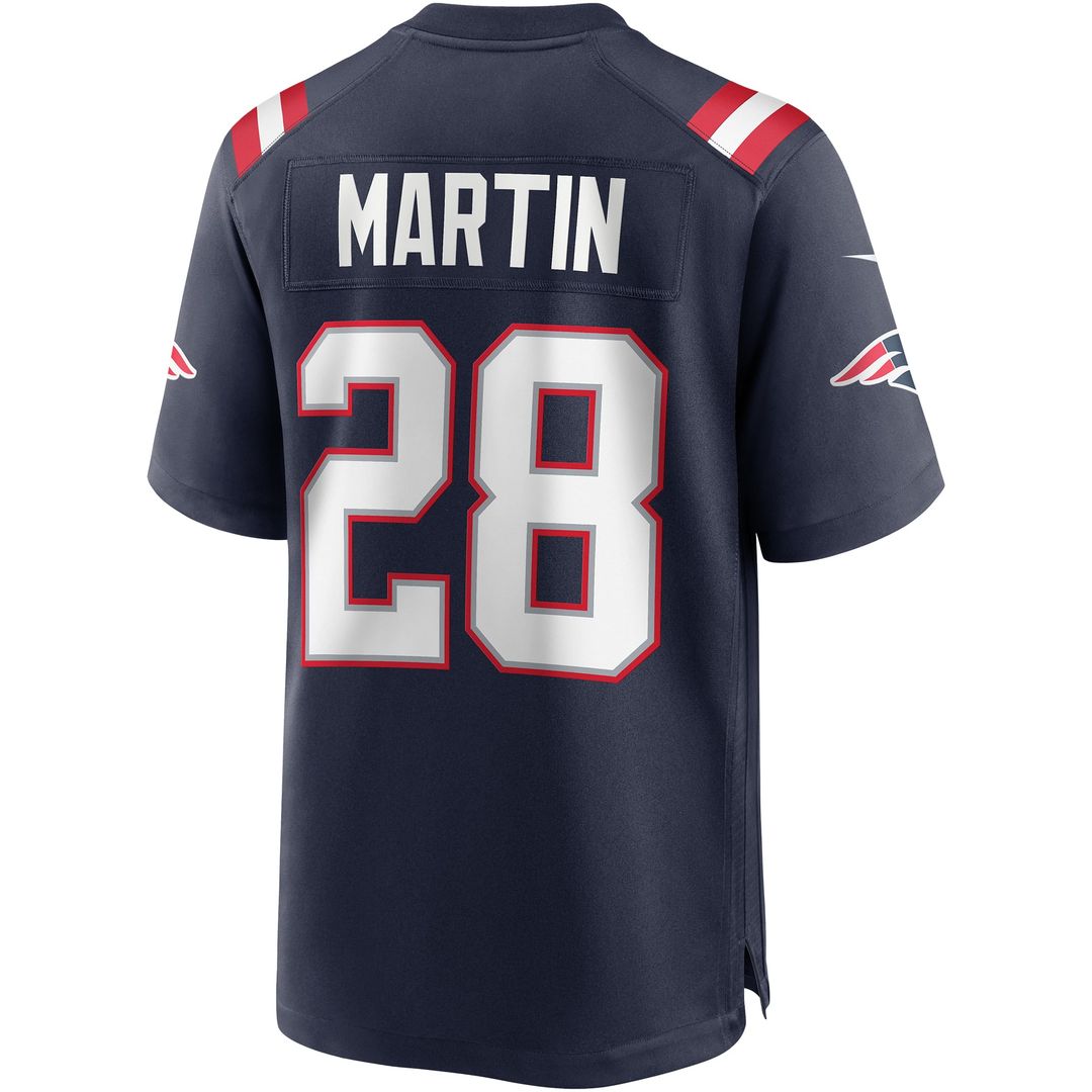 New England Patriots Curtis Martin Nike Navy Retired Player Game Jersey