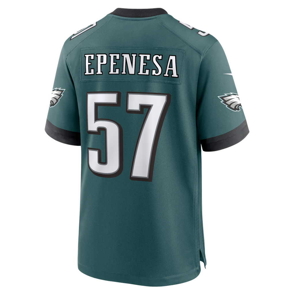 Philadelphia Eagles A.J. Epenesa Nike Midnight Green Game Jersey