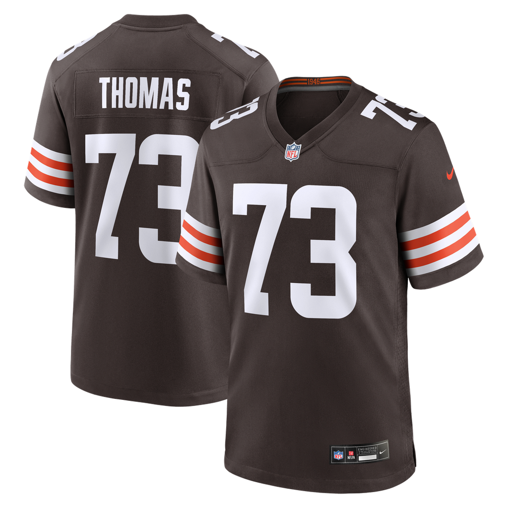 Cleveland Browns Joe Thomas Nike Brown Retired Game Jersey