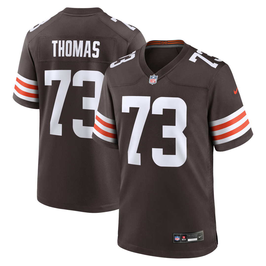 Cleveland Browns Joe Thomas Nike Brown Retired Game Jersey