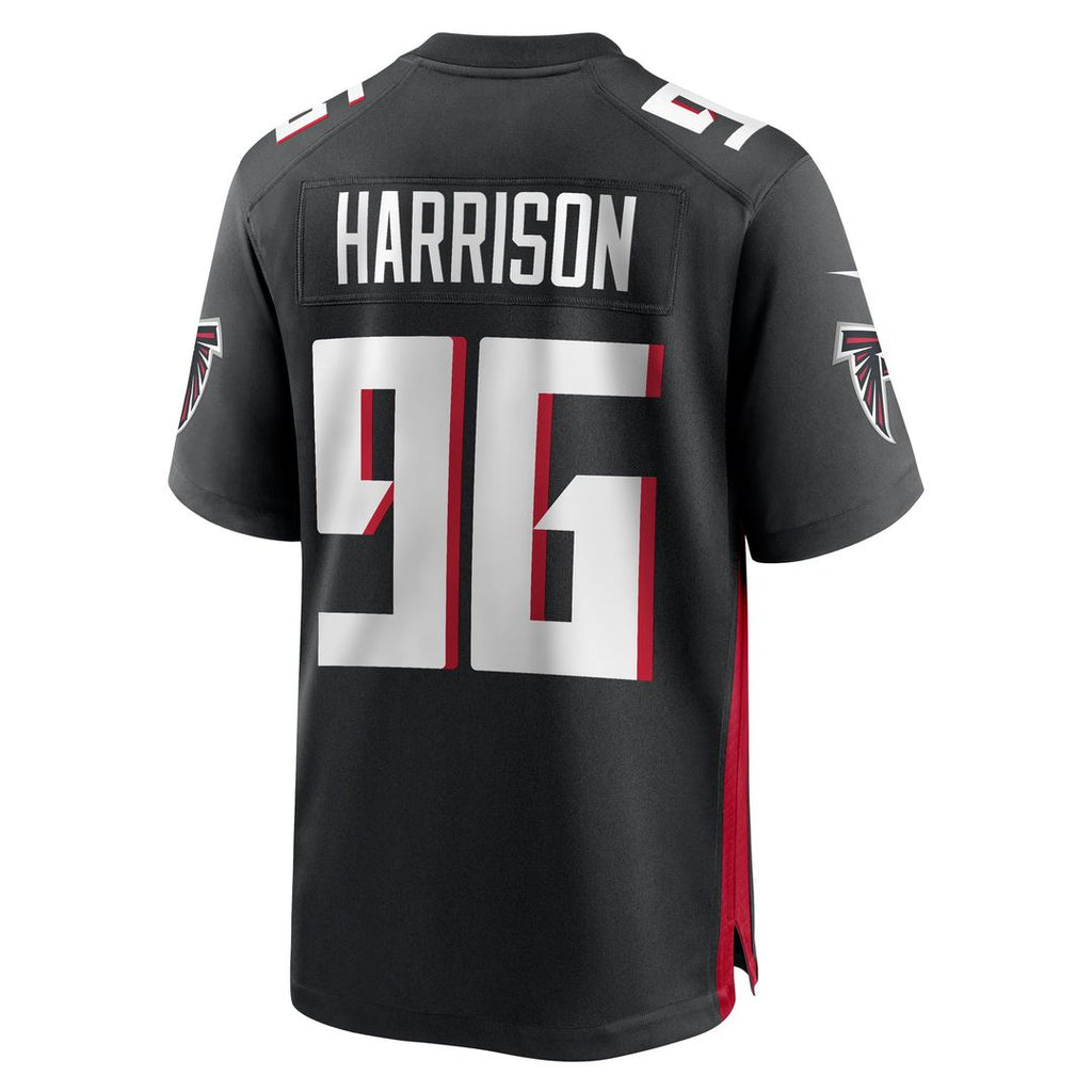 Atlanta Falcons Zach Harrison Nike Black Game Jersey