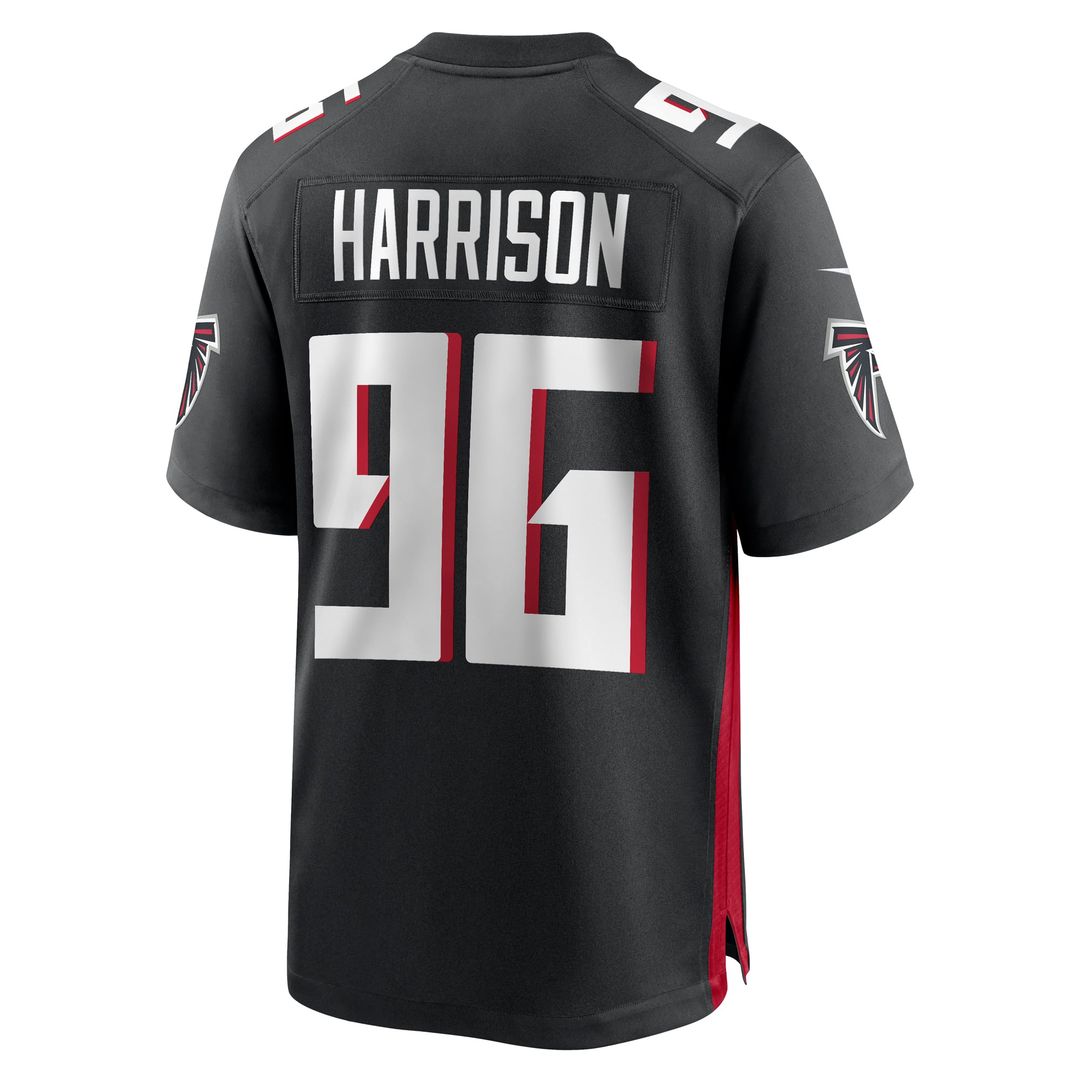 Atlanta Falcons Zach Harrison Nike Black Game Jersey