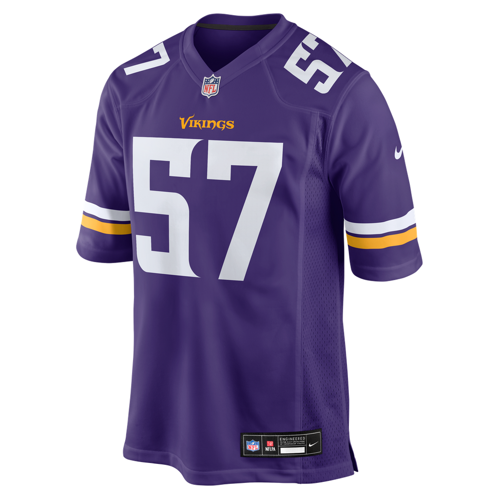 Minnesota Vikings Chaz Chambliss Nike Purple Game Jersey