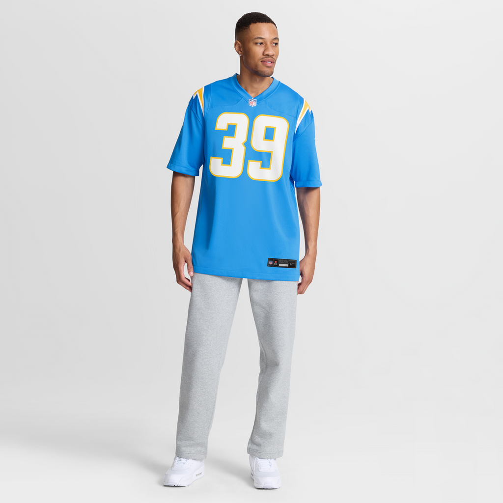 Los Angeles Chargers Eric Rogers Nike Powder Blue Game Jersey