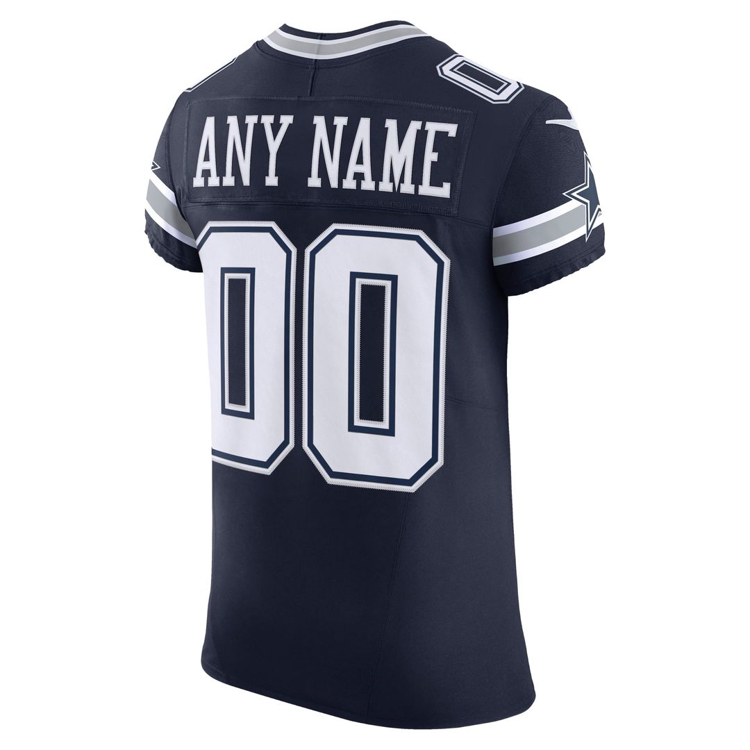 Dallas Cowboys Nike Navy Vapor FUSE Elite Custom Jersey