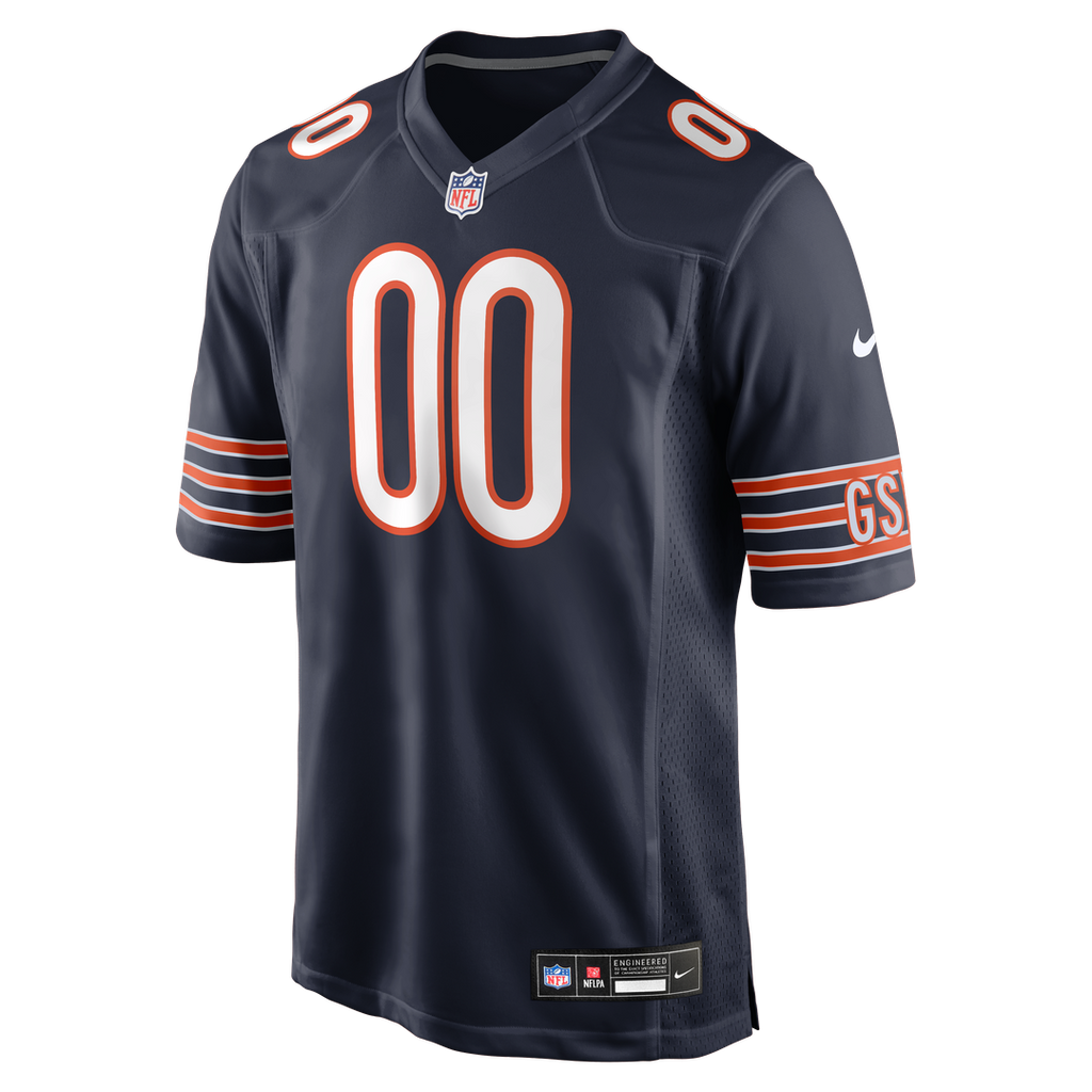 Chicago Bears Nike White Custom Jersey