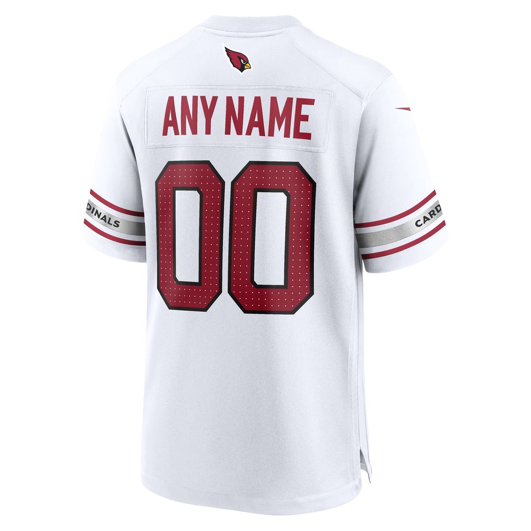 Arizona Cardinals Nike White Custom Jersey