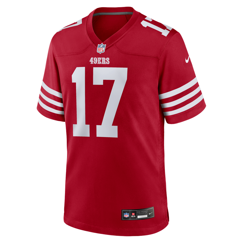 San Francisco 49ers Jordan Watkins Nike Scarlet Game Jersey