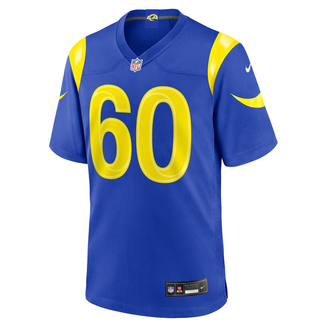 Los Angeles Rams Wyatt Bowles Nike Royal Game Jersey