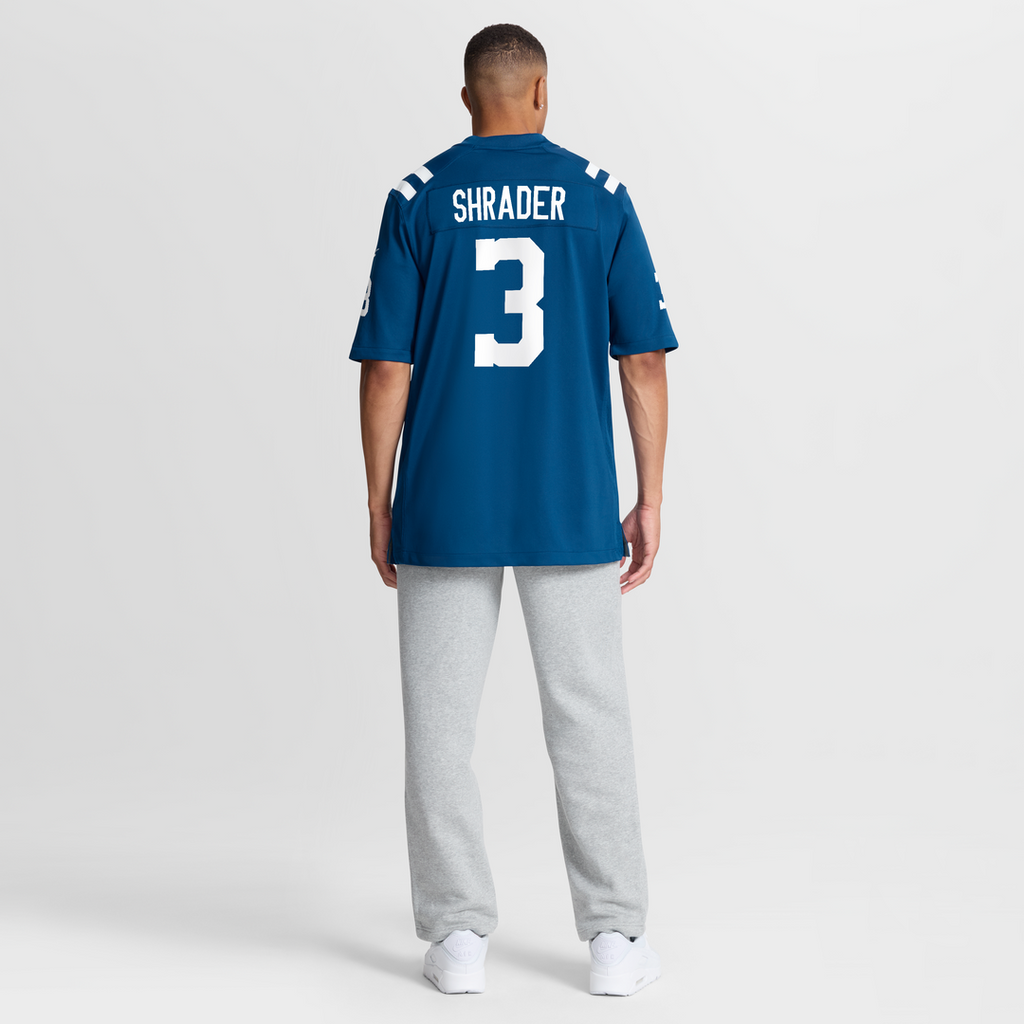Indianapolis Colts Spencer Shrader Nike Royal Game Jersey