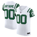 New York Jets Nike White Vapor FUSE Elite Custom Jersey