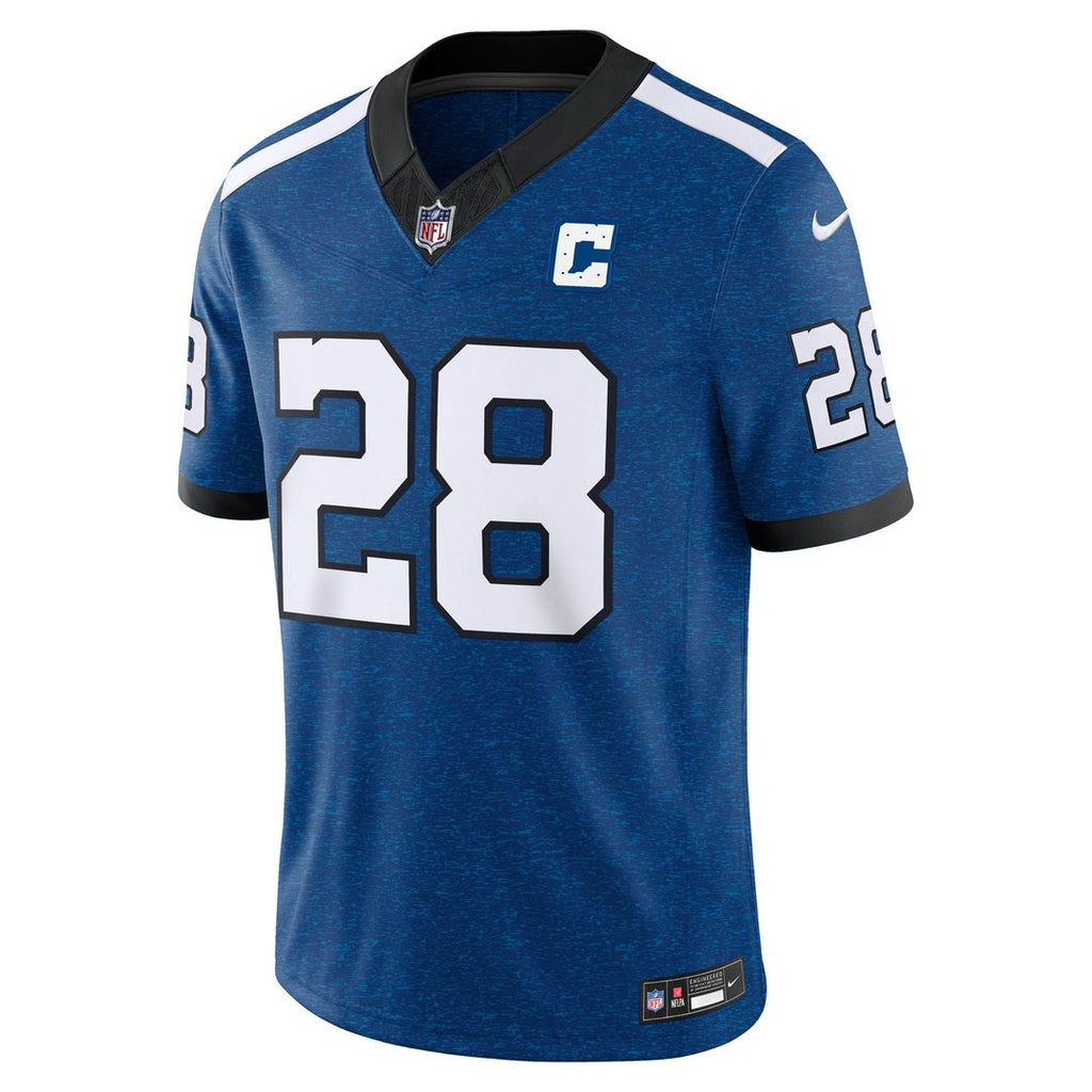 Indianapolis Colts Jonathan Taylor Nike Royal Alternate Indiana Nights Vapor FUSE Stitched Limited Jersey