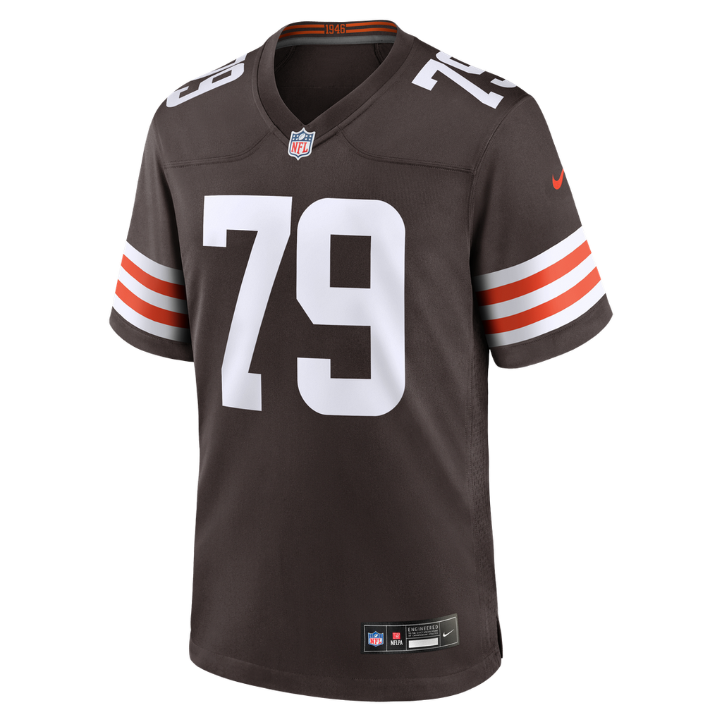 Cleveland Browns Dawand Jones Nike Brown Game Jersey