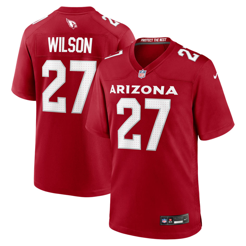 Arizona Cardinals Divaad Wilson Nike Cardinal Game Jersey