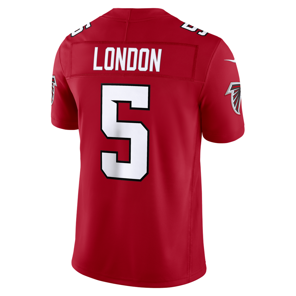 Atlanta Falcons Drake London Nike Black Alternate Throwback Vapor FUSE Stitched Limited Jersey